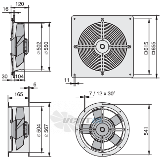 Rosenberg ER 500-6 - описание, технические характеристики, графики